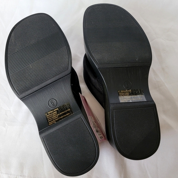 Wild Fable Angela Platform Flip Flop Sandals | Black - Picture 6 of 9